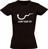 Just did it dames t-shirt | zwanger | cadeau | grappig | maat S