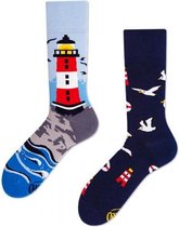 Many Mornings unisex sokken Nordic Lighthouse - Unisex - Maat: 35 - 38