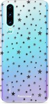 Huawei P30 hoesje TPU Soft Case - Back Cover - Stars / Sterretjes