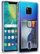 Huawei Mate 20 Pro Shock case met pashouder + glazen screen protector