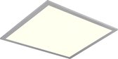 LED Plafondlamp WiZ - Smart LED - Trion Alineon - Slimme LED - Dimbaar - Aanpasbare Kleur - 22W - Mat Titaan - Vierkant - BES LED
