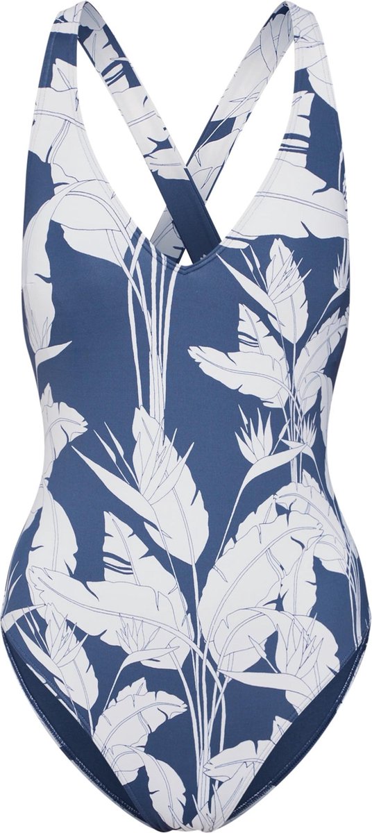 PT BEACH CLASSICS ONE PIECE Mood Indigo Flying Flowers S