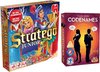 Afbeelding van het spelletje Spelvoordeelset Stratego Junior & Codenames - Gezelschapsspel