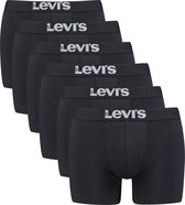 Levi's Solid Basic (6-pack) Onderbroek - Mannen - zwart/wit