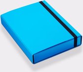 Boîte de rangement en carton A4 de Luxe bleu clair