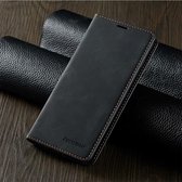 Luxe PU leren Bookcase voor Samsung Galaxy A70 | Hoogwaardig Leren Hoesje | Lederen Wallet Case | Telefoonhoesje | Kaarthouder | Portemonnee | Zwart