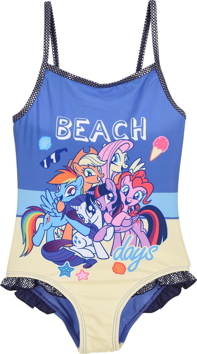 My Little Pony Badpak - Beach Days Blue - MLP badpak - maat 98