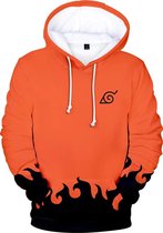 Naruto Hoodie Oranje - Maat S