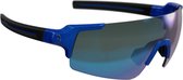 BBB Cycling FullView Fietsbril - Frameless Zonnebril - Wielren Bril met 3 lenzen - Sportbril - Glanzend Blauw - BSG-63