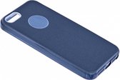 Zwart Glitter TPU Hoesje iPhone 5 / 5S / SE