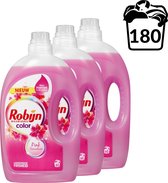 3x Robijn Vloeibaar Wasmiddel Color Pink Sensation 3 liter