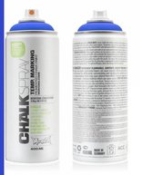 Montana spuitbare krijtverf (chalkspray) blauw (CH 5050) - 400 ml