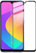 Xiaomi Mi A3 - Full Cover Screenprotector - Gehard Glas - Zwart