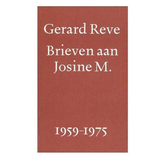 9789028205499 - Brieven aan josine m. 1959-1975
