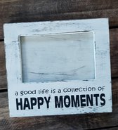 Woodart Fotolijst white "Happy Moments"