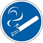 Roken toegestaan sticker 400 mm