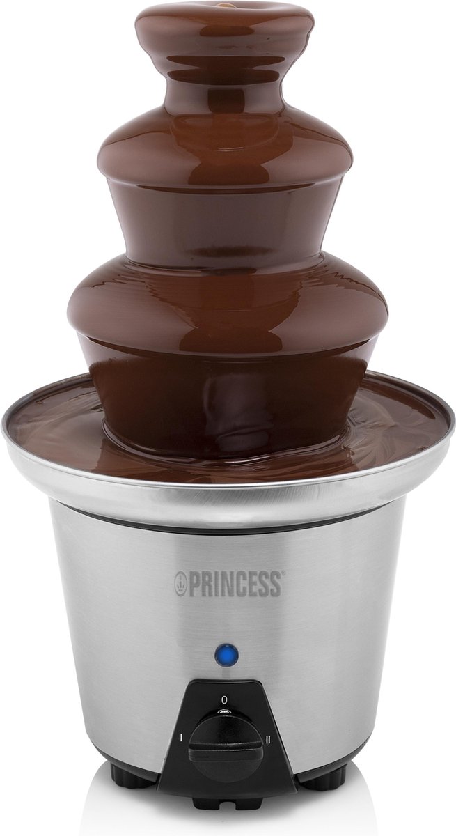 Princess 292998 Chocoladefontein XL – Chocolade fondue - 3 Lagen –  Warmhoudfunctie - 90W | bol.com