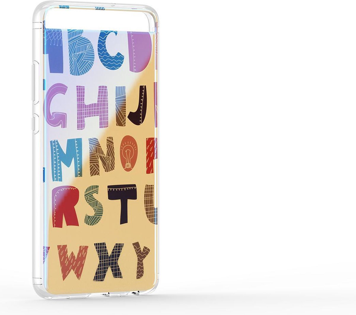 Huawei fashion cover - letters - voor Huawei P10