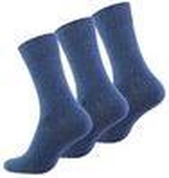Katoenen sokken - 3 paar - zonder elastiek - zonder teennaad