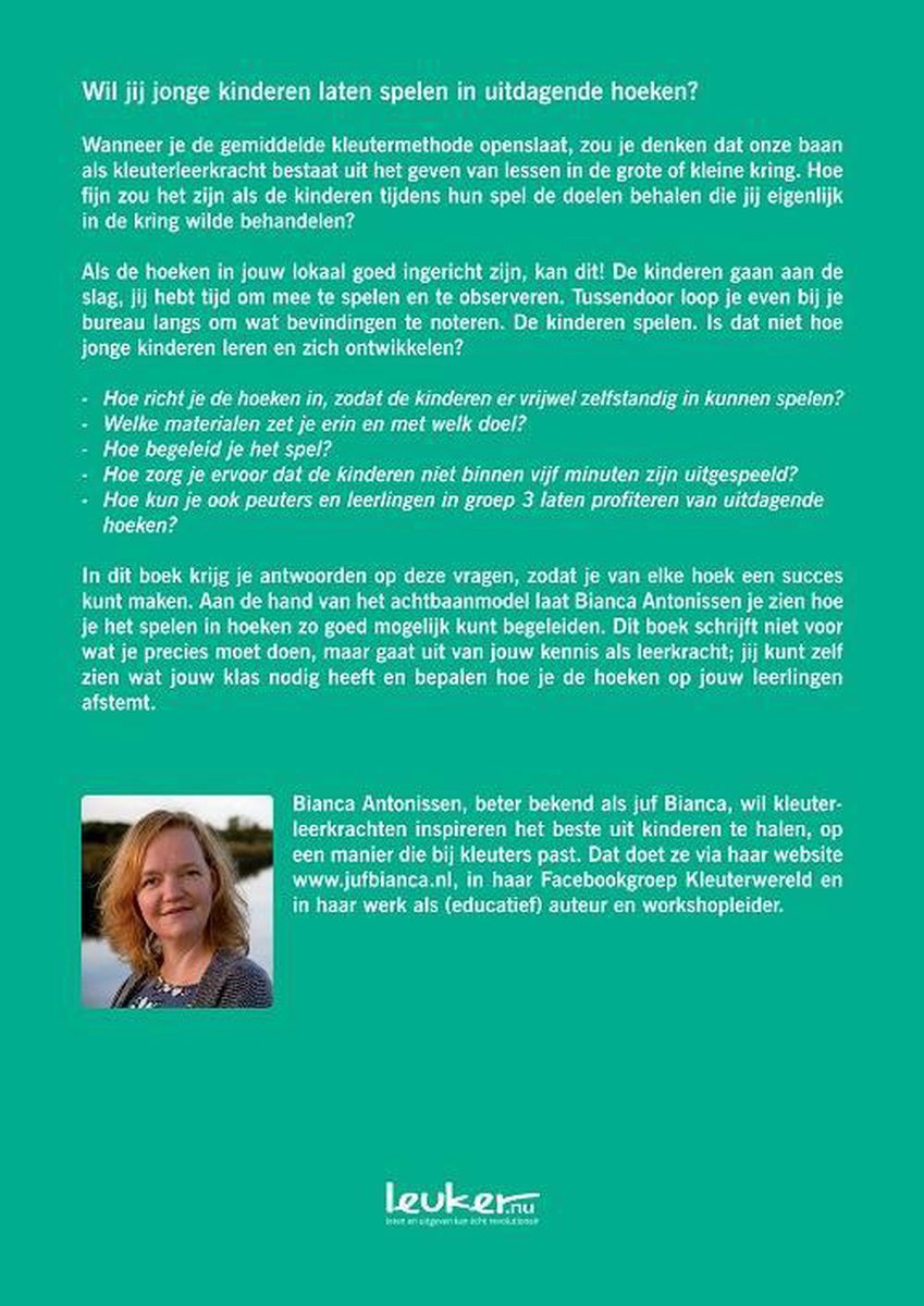 Spelen in uitdagende hoeken - back cover