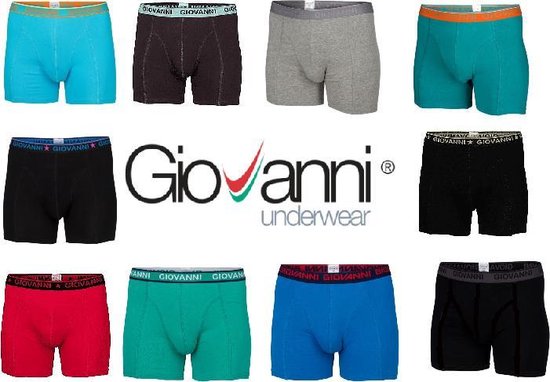 10-pack Giovanni Heren boxershorts assorti maat L