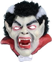 Witbaard Verkleedmasker Dracula Rubber Wit/rood/zwart One-size