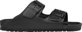 Birkenstock Monterey Exquisit Slippers Black Narrow-fit |  Zwart | Leer | Maat 45