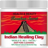 Roushun® - Aztec Secret Indian Healing Clay met calcium - Bentoniet klei gezichtsmasker om alle mee-eters te verwijderen. Helpt om verstopte poriën te verschonen- Unisex - 454 g