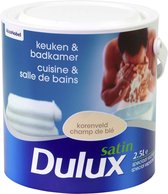 Dulux Keuken & Badkamer Verf - Satin - Korenveld - 2.5L