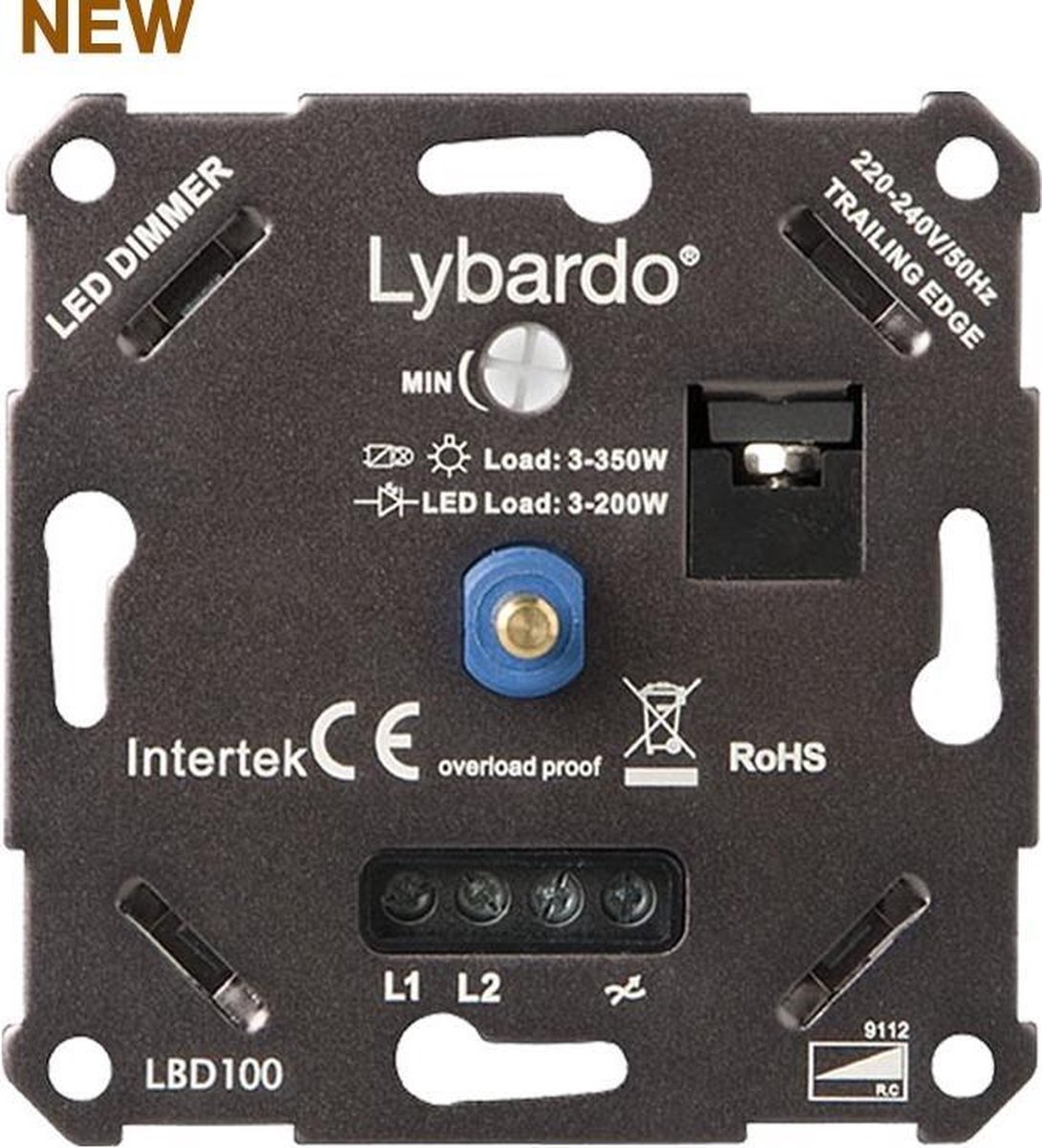 Lybardo ITEC 3200W LED Dimmer Fase Afsnijding Universeel