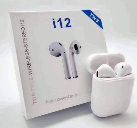 Oortjes I12 tws Airpods met silicone hoesje | bol.com
