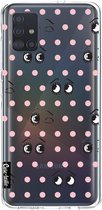 Casetastic Samsung Galaxy A51 (2020) Hoesje - Softcover Hoesje met Design - Eyes On You Print