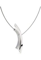 Clic Jewellery aluminium necklace matte/polish