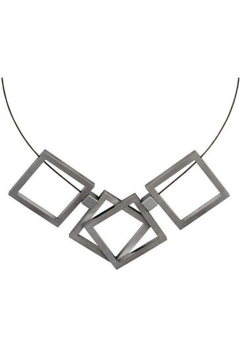Clic Jewellery aluminium necklace matte