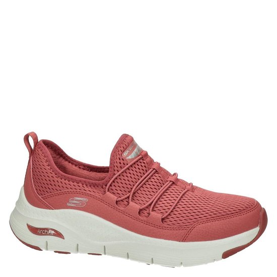 Skechers Arch Fit dames sneaker - Rood - Maat 37 | Bestel nu!