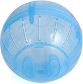 WiseGoods - Premium Hamsterbal - Hamster Speelgoed - Plastic - Blauw - Transparant - 10 cm