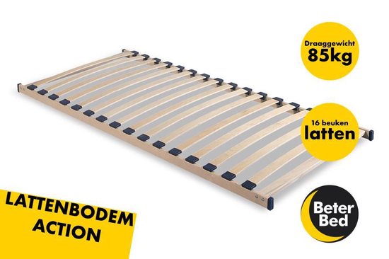 Beter Bed Action Lattenbodem - Hout - 70x200cm | bol.com