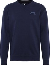 Edwin Base Crew Sweat Heavy Felpa Truien & Vesten Heren - Sweater - Hoodie - Vest- Donkerblauw - Maat L