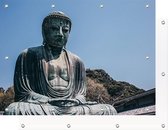 Tuinposter Boeddha Lucht| 120 x 80 cm | PosterGuru