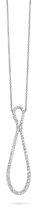 Velini jewels -P6533W -Hanger+Ketting -925 Zilver gerodineerd -Cubic Zirkonia