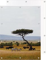 Tuinposter Africa Landschap | 100 x 130 cm | PosterGuru