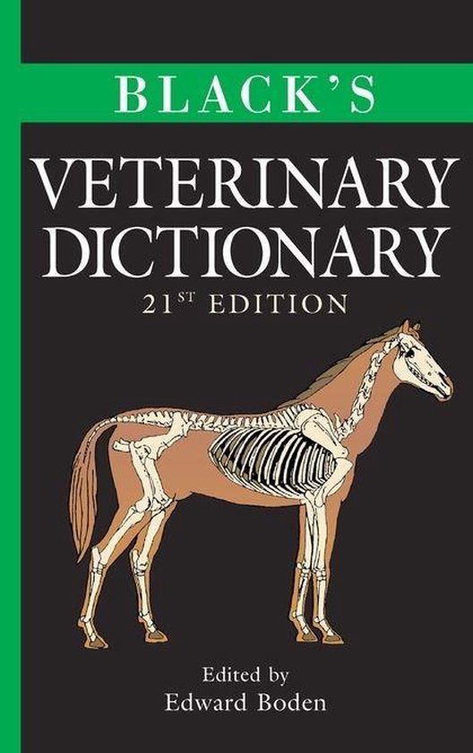 Black'S Veterinary Dictionary - cover