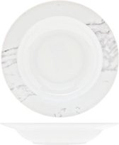 Cosy en Trendy Carrara Diepe Borden D21.5cm - Porselein - (Set van 6) En Yourkitchen E-kookboek - Heerlijke Smulrecepten