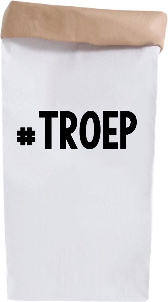 Opbergzak kinderkamer-Paperbag kids #troep-60x30cm