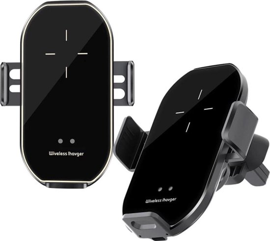 Auto telefoonhouder met Qi lader - draadloze oplader en autohouder-  wireless charging... | bol.com