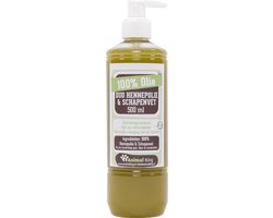 Duo hennepolie/schapenvet voor honden-hond-500ml-Animal King