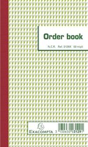 10x Orderbook gelijnd 17x10,5cm 50 blad doorschrijfpapier tripli