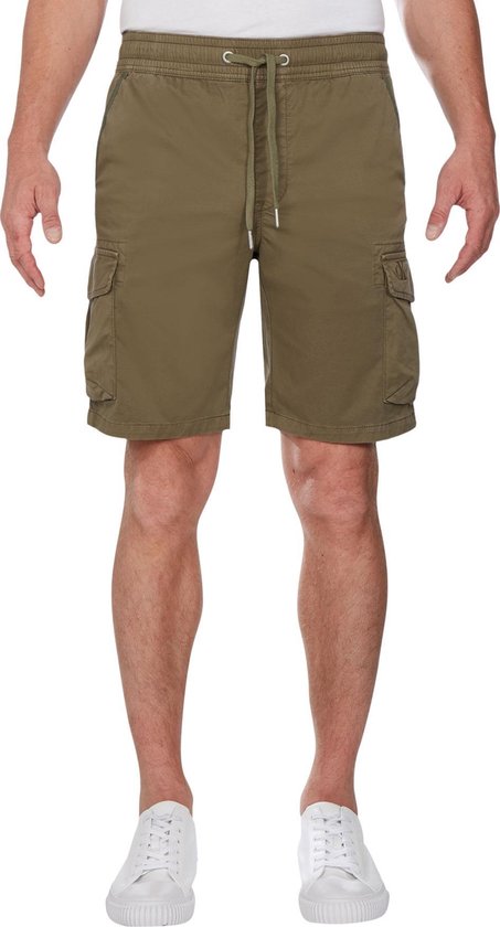 Calvin Klein Cargoshort Washed Cargo Woven Short in het Groen voor heren Heren Kleding voor voor Shorts voor Cargoshorts 