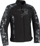 Bering Gozer Black Camo Textile Motorcycle Jacket L