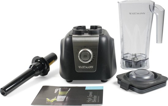Wartmann High Speed Blender, WM-1807 HS, Tritan, 30k TPM, zwart van Wartmann — afbeelding 4